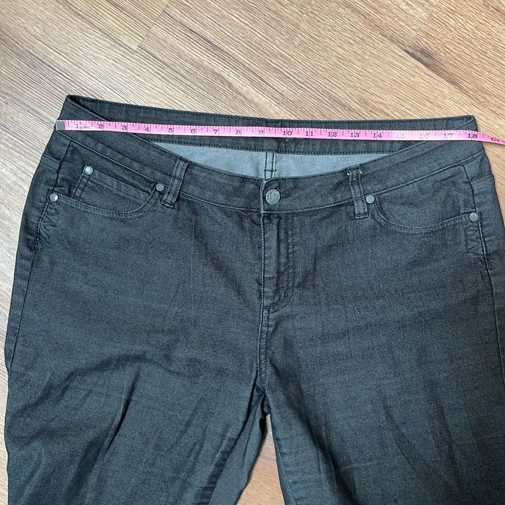 Prana five pocket boot cut black jeans, size 14 - Picture 4 of 5